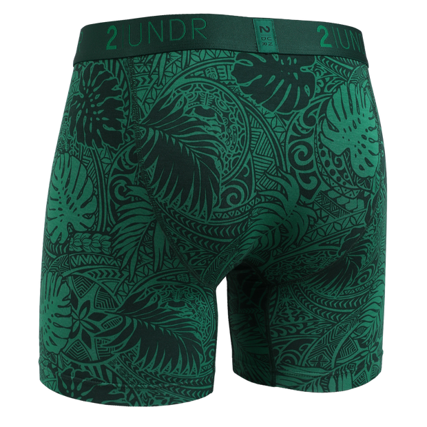 Swing Shift 6" Boxer Brief - Coastal Green