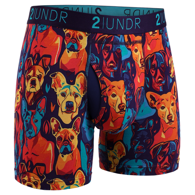 Swing Shift 6" Boxer Brief - Mans Best Friend