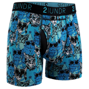 Swing Shift 6" Boxer Brief - Kitty Corner