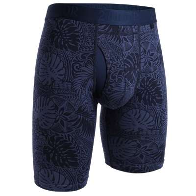 Swing Shift 9" Long Leg - Coastal Blue