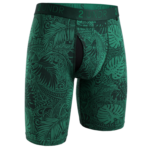 Swing Shift 9" Long Leg - Coastal Green