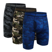 Sport Shift 9" Long Leg - Army/Blackout/Nightout - 3 Pack