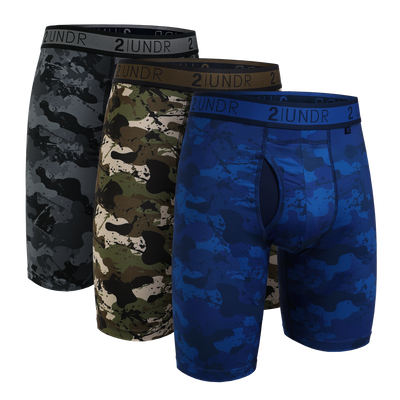 Sport Shift 9" Long Leg - Army/Blackout/Nightout - 3 Pack