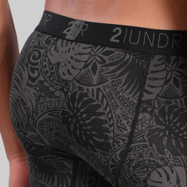 Swing Shift 9" Long Leg - Coastal Black