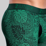 Swing Shift 9" Long Leg - Coastal Green