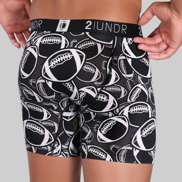 Swing Shift 6" Boxer Brief - Grid Iron