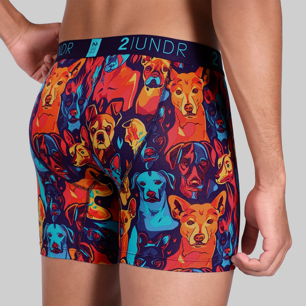 Swing Shift 6" Boxer Brief - Mans Best Friend