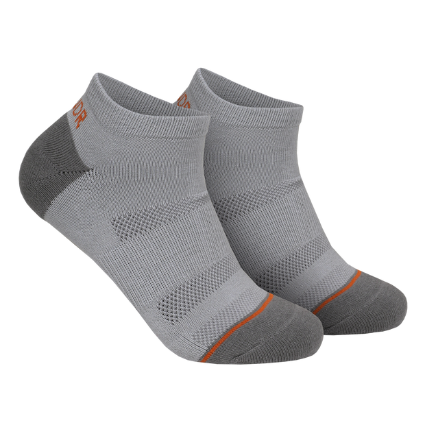 Groove Ankle Sock 3 Pack  - Grey